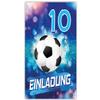 8 Soccer Invitations for a Boy's 10th Birthday Party view 3
