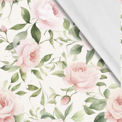 HEKO PANELS Softshell Fabric by the Meter, Floral, 5 Meters, 150 x 500 cm
