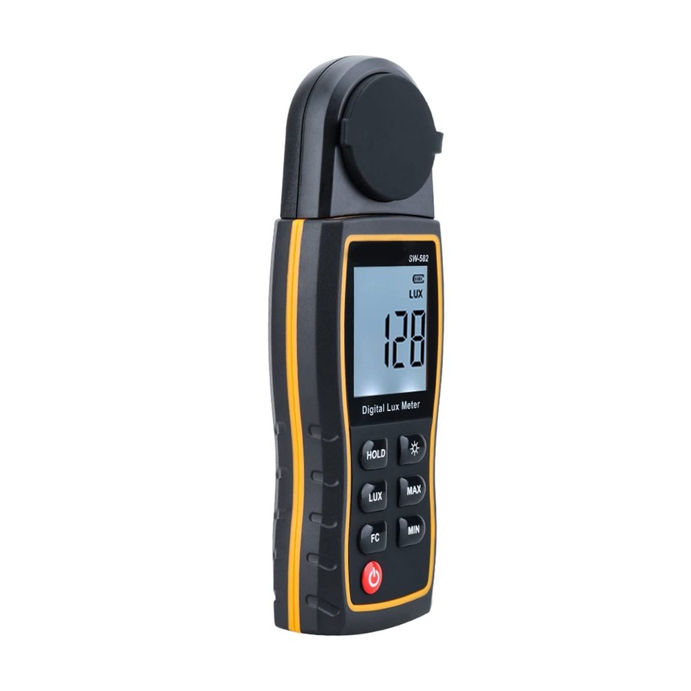 Digital Light Meter Lux/FC, Photographic Light Meter, Handheld Spectrometer for Home, Agriculture, Warehouses, Farms, Stages, and Stadiums