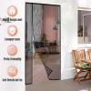 Magnetic Insect Screen for Balcony Door, 85 x 270 cm, Black view 2