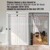 Magnetic Insect Screen for Balcony Door, 85 x 270 cm, Black view 4