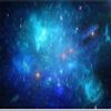 LUXINSHISU 3D Blue Galaxy Ceiling Wallpaper view 3