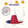 JEJEA Hanging Witch Hats with Texas Flag Print, 3-Pack view 3