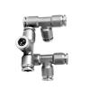 DSZUJTYROP SS304 3-Way Pneumatic Gas Tube Quick-Connect T-Fitting, 12 × 12 mm view 4