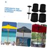 Happyyami Black Silicone Table Umbrella Hole Plug Set view 3