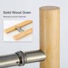 GZSLKSCD Glass Door Handle for Office Entrance, Modern Wooden Barn Door Handle view 3