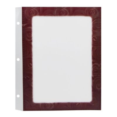 VEPATIM 10 Wine-Red A5 Menu Sleeves