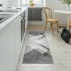 QQrunner Gray Patchwork Runner Rug, Non-Slip, 80 x 550 cm view 4