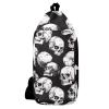 VAPOKF Skull Pattern Shoulder Backpack, Black, 16 x 36.5 x 8.4 cm view 1