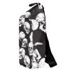 VAPOKF Skull Pattern Shoulder Backpack, Black, 16 x 36.5 x 8.4 cm view 3