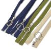 Greb No. 3 Metal Zippers, 5-Pack, White, Closed-End 20 cm view 4