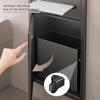 Recessed Stainless Steel Bathroom Niche, Black, 23 x 17 x 12 cm view 3