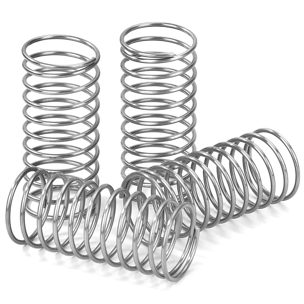 GUNGY Stainless Steel Compression Springs, 1 mm Wire, 16 mm OD, 35 mm Length, 4-Pack