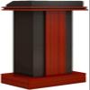 XAoSCd Wooden Lectern Podium with Drawer and Shelf view 2