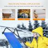 Roof Snow Shovel, 1.56 m Extendable, 5-Piece Adjustable Aluminum Pole view 4