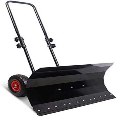JOCHEN Snow Shovel, Rolling Snow Pusher for Clearing Driveways, Yards, and Sidewalks | Adjustable Snow Shovel, Snow Removal Tool, Snow Pusher