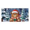 Large Personalized Little Bear Gift Banner, 300D Polyester, Blank Sign with 4 Metal Grommets view 1
