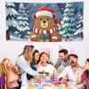 Large Personalized Little Bear Gift Banner, 300D Polyester, Blank Sign with 4 Metal Grommets view 3