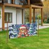 Large Personalized Little Bear Gift Banner, 300D Polyester, Blank Sign with 4 Metal Grommets view 4