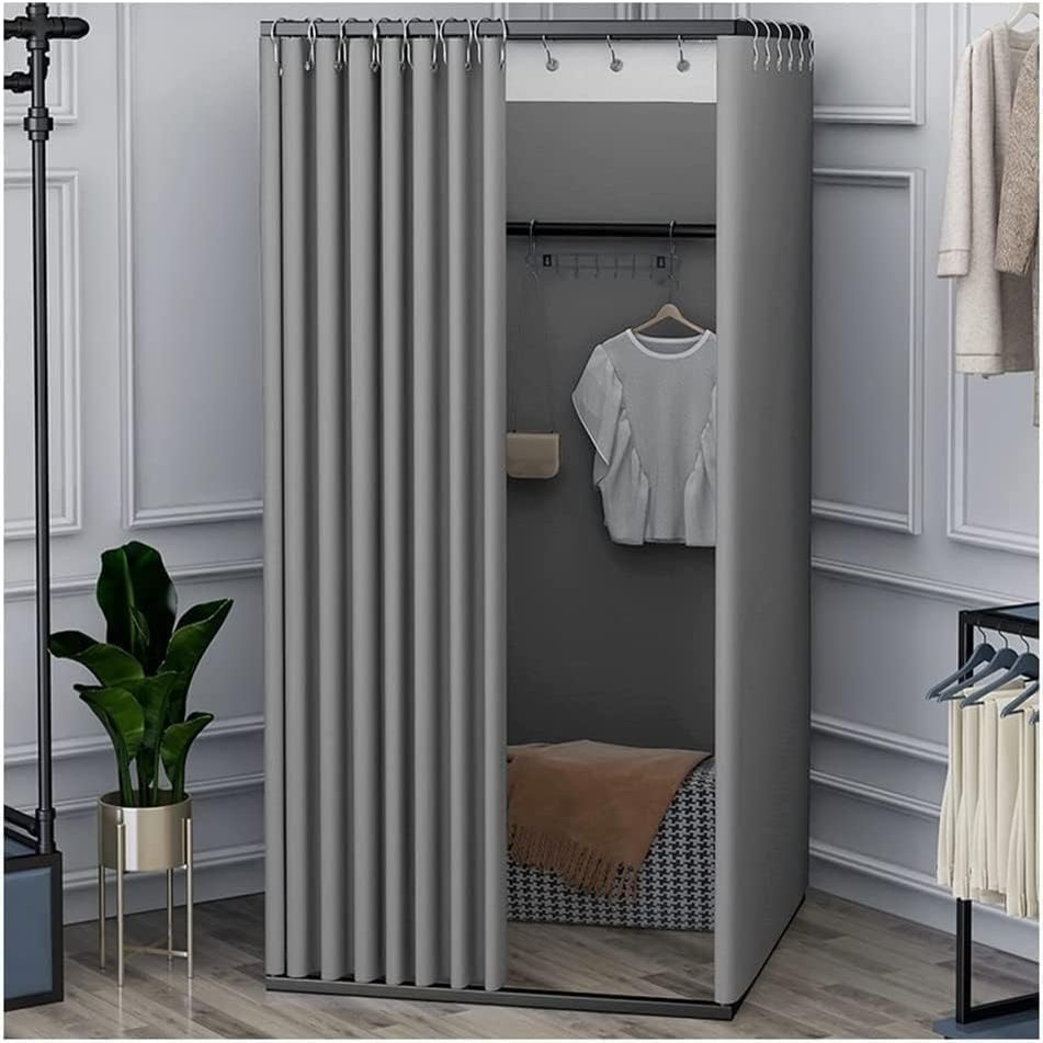 CVERTHAF Portable Changing Room with Square Metal Frame