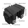 Waterproof Bicycle Rear Rack Pannier Bag, 600D Double Bag view 3