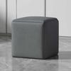 5-Piece Stackable Ottoman Chair Set with Swivel Casters, Fabric, Square Footstools for Living and Dining Rooms, Grigio, 35 cm view 1
