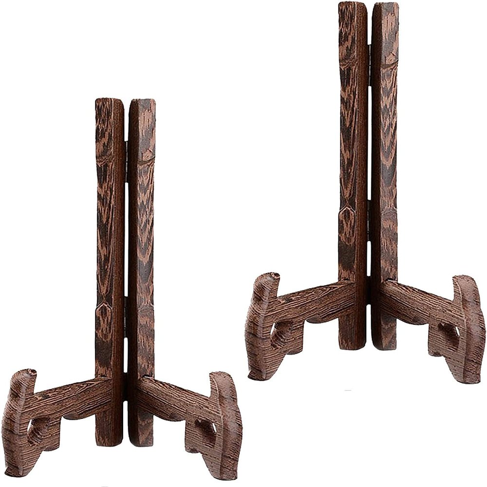 Wooden Display Stand Holder, 2-Pack