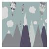 KunstLoft “Balloon Land” Wallpaper 400 x 280 cm Modern Photo Wallpaper view 1