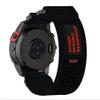 GIOPUEY Compatible Replacement Band for COROS VERTIX 1/Amazfit Falcon, Braided Nylon, Elastic, Unisex - Black view 1