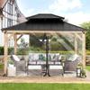 Transparent PVC Tarp with Zipper, 2.35 × 8 m view 1