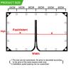 Transparent PVC Tarp with Zipper, 2.35 × 8 m view 2