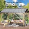 Transparent PVC Tarp with Zipper, 2.35 × 8 m view 4