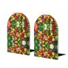 Wooden Bookends with Fresh Fruit and Vegetables, 1 Pair view 1