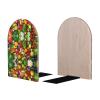 Wooden Bookends with Fresh Fruit and Vegetables, 1 Pair view 2