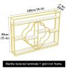Industrial-Style LED Liquor Wall Shelf with Glass Holder view 2