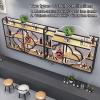 Industrial-Style LED Liquor Wall Shelf with Glass Holder view 3