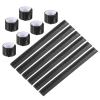 PATIKIL 20 Pcs Black Reflective Snap Bands view 1