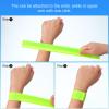 PATIKIL 20 Pcs Black Reflective Snap Bands view 4