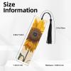 Sunflower Bookmark, Exquisite Wooden Bookmark for Women, Ideal Gift for Book Lovers, Black view 3