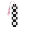 Black and White Printed Wooden Bookmarks for Women, Pink view 1