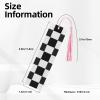 Black and White Printed Wooden Bookmarks for Women, Pink view 3
