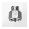 IDGTTLDF Female-to-Male 304 Stainless Steel Socket Reducer Pipe Fitting, 1/4" 3/8" 1/2" 3/4" 1" 1-1/4" 1-1/2" (1/2 BSP to 3/8 BSP) view 1
