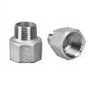 IDGTTLDF Female-to-Male 304 Stainless Steel Socket Reducer Pipe Fitting, 1/4" 3/8" 1/2" 3/4" 1" 1-1/4" 1-1/2" (1/2 BSP to 3/8 BSP) view 4
