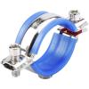 304 Stainless Steel Pipe Clamp with Rubber Pad, Fits 15–19 mm OD Tubing view 3