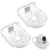 NECXON 2-Pack Transparent Acrylic Camera Wall Shelves view 1