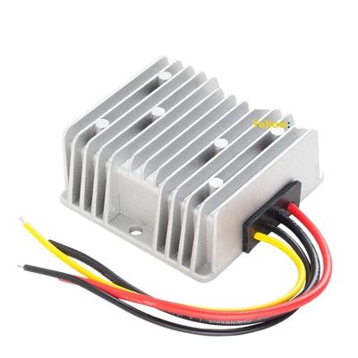 ICXLPMC 9–40 V to 24 V 6 A/10 A DC-DC Automatic Step-Up/Down Converter, 24 V Voltage Stabilizer Boost-Buck Module for Cars and Boats (9–40 V to 24 V 10 A)