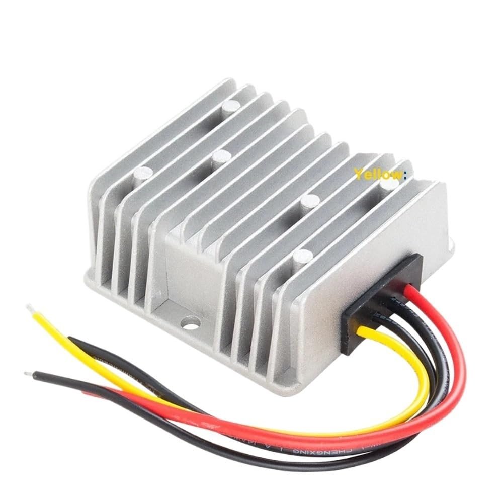 ICXLPMC 9–40 V to 24 V 6 A/10 A DC-DC Automatic Step-Up/Down Converter, 24 V Voltage Stabilizer Boost-Buck Module for Cars and Boats (9–40 V to 24 V 10 A)