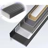 ZIUSFAC Stair Edge Trim, Aluminum L-Shaped Stair Nosing Profile, 60–150 cm, Non-Slip, Waterproof (Gray, L 130 cm/49 in) view 1