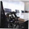 Adjustable Headphone Holder for Desk, ABS and Metal, Black view 3