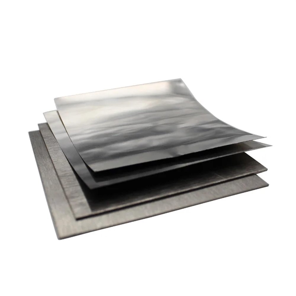 Metal Foil Plate Sheet Titanium Brass Copper Stainless Steel Aluminum Nickel Iron Zinc Tin (Zinc, 2 x 100 x 100 mm)